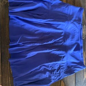 Chic Blue Circle Skater Skirt